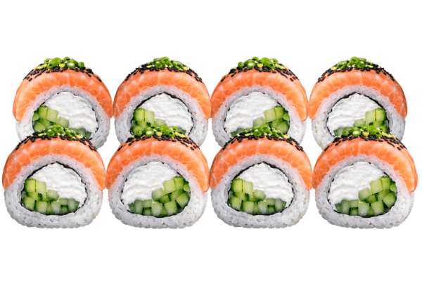 Рол Філадельфія з копченим лососем в Роланд Миколаїв