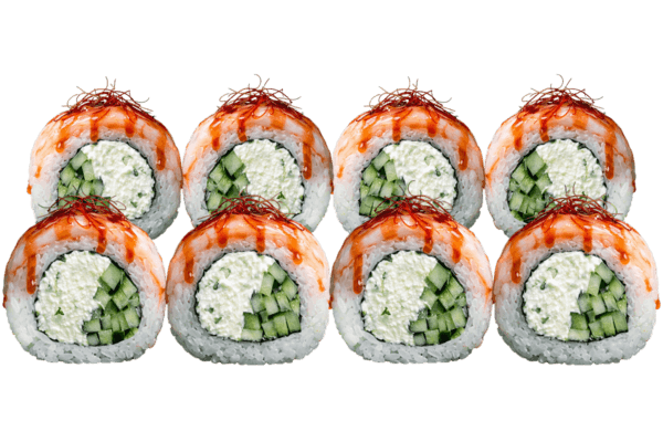 Рол Філадельфія з креветкою в Роланд суші Миколаїв