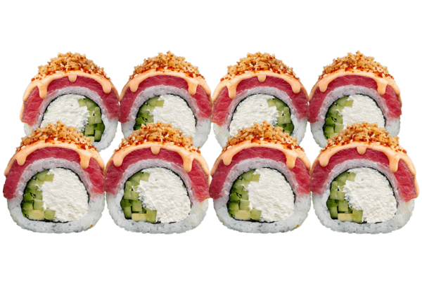 Рол Філадельфія з тунцем в Роланд суші Миколаїв