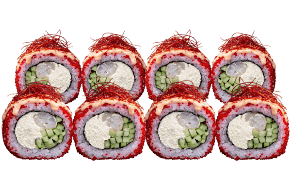 Рол Каліфорнія з креветкою в Роланд суші Миколаїв