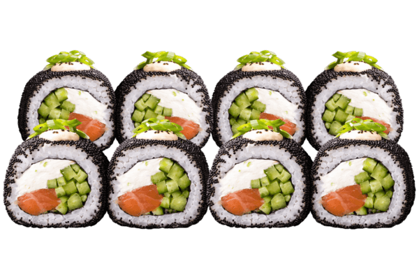 Рол Каліфорнія з лососем в Роланд суші Миколаїв