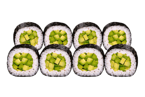 Свіжий рол макі з авокадо від Роланд суші Миколаїв