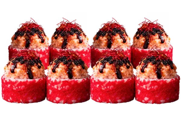 Теплий рол Вулкан з крабом від Ролланд Суші Миколаїв