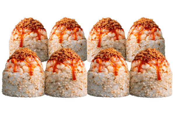Запечений рол Вулкан з креветкою від Ролланд Суші Миколаїв