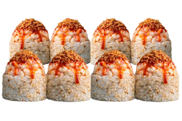 Запечений рол Вулкан з креветкою від Ролланд Суші Миколаїв